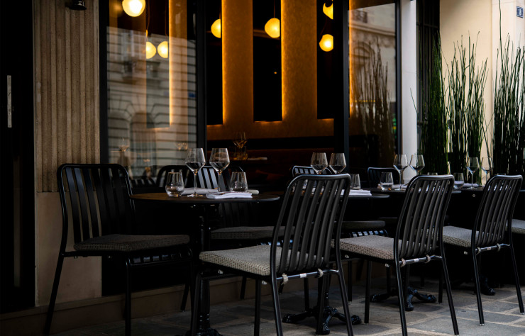 La terrasse du restaurant Sphère.