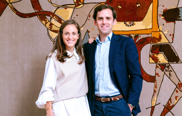 Marie d’Hoffschmidt et son frère, Alfred de Franssu, les fondateurs de Meillart.