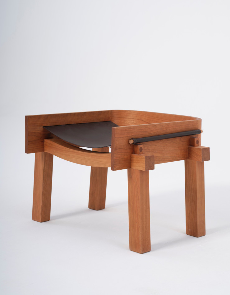 Chaise Bondu par Daniela Gonzalez Martinez lors de l’exposition Slow Design