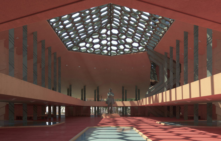 L’intérieur du Capitole de l’Etat d’Arizona.