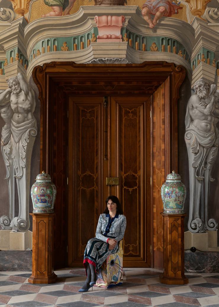 Alice Stori Liechtenstein, la commissaire italienne qui chapeaute les lieux.