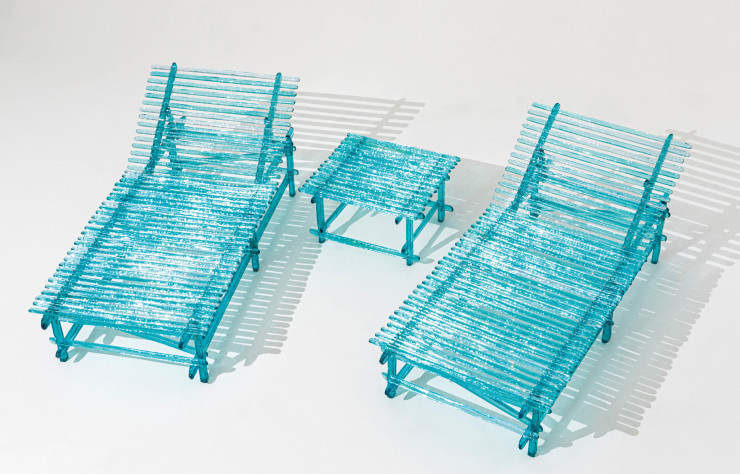 La collection de mobilier outdoor « A’mare » (2021) de Jacopo Foggini.