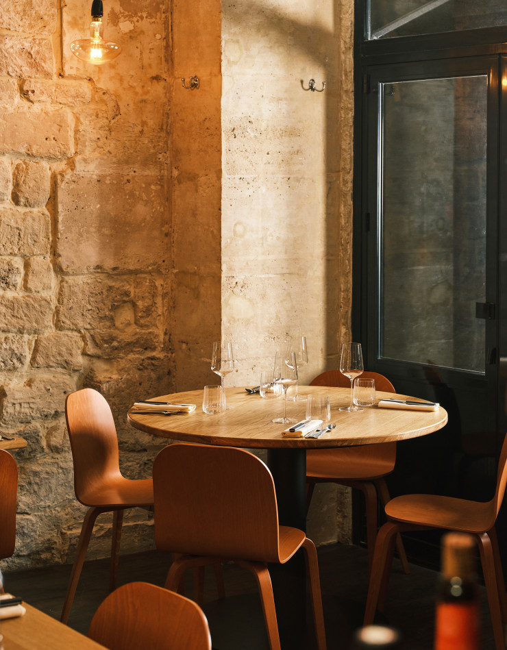 Salle du restaurant Ambos