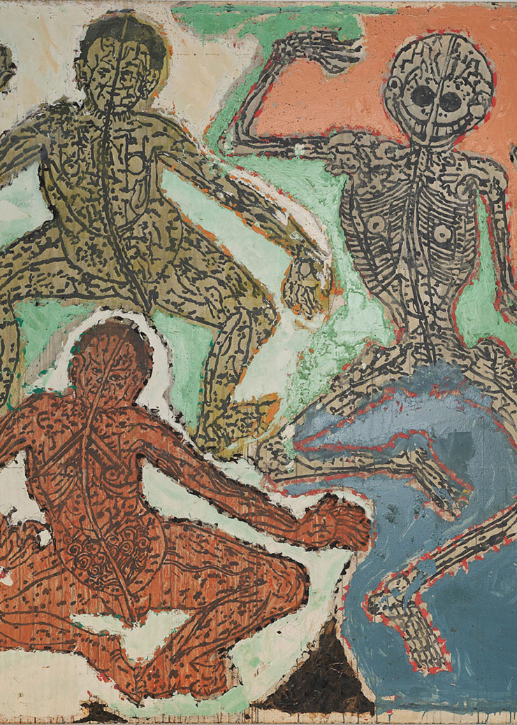 Untitled de Jean-Pierre Pincemin, 1994.