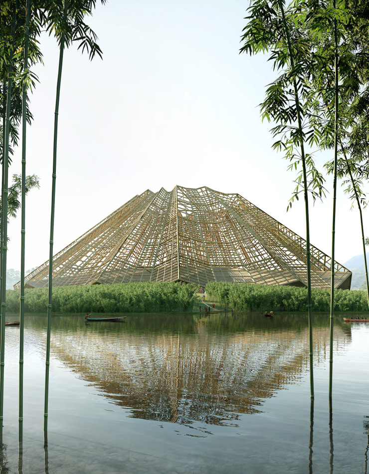 Michele De Lucchi – Bamboo Station, Earth Stations Many Hands – 2019
