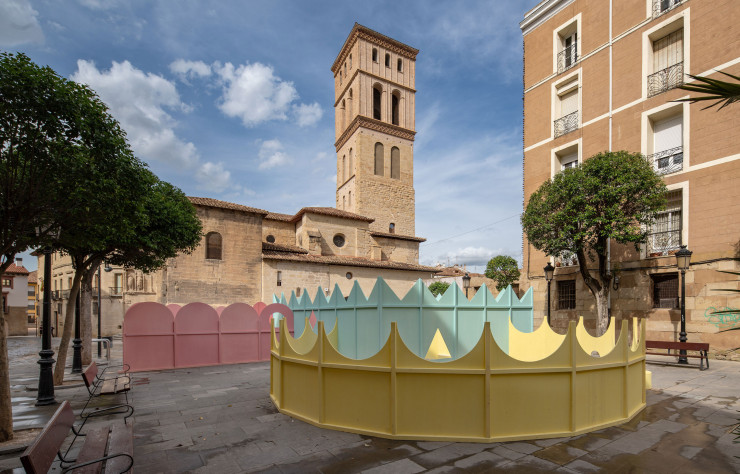 Installation Jardin de las intersecciones par Studio Ossidiana