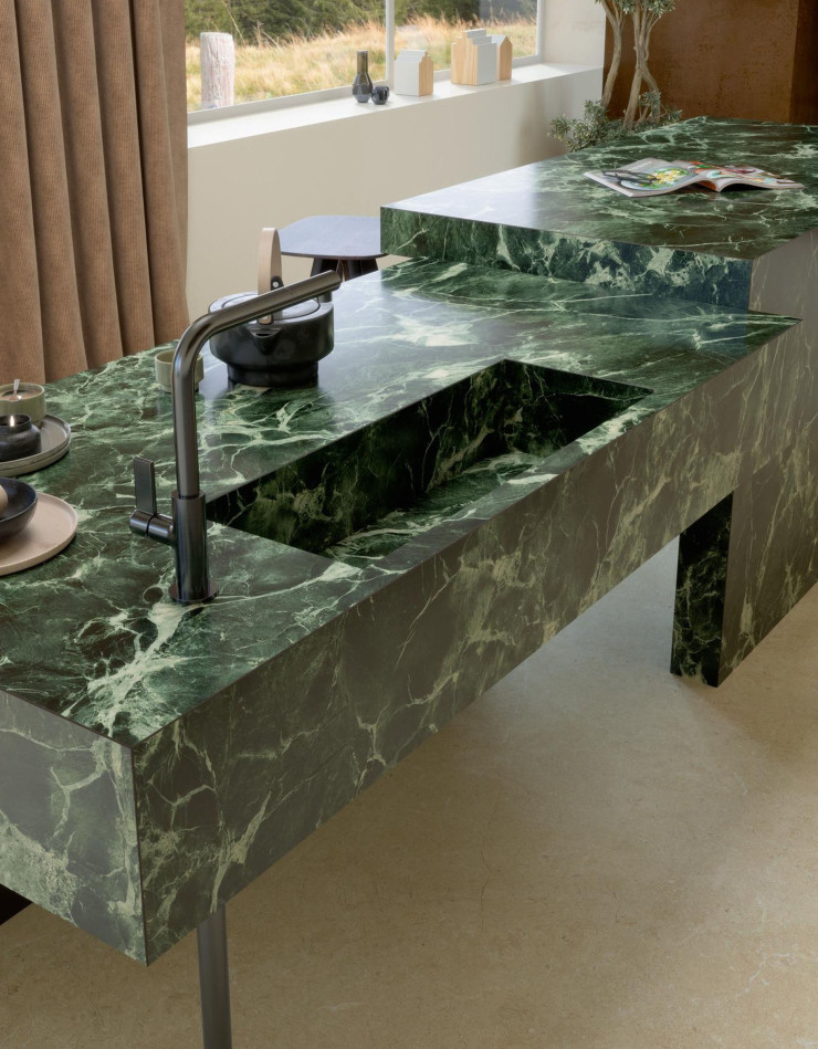 Grande marble look – Imitation Marbre – Cuisine