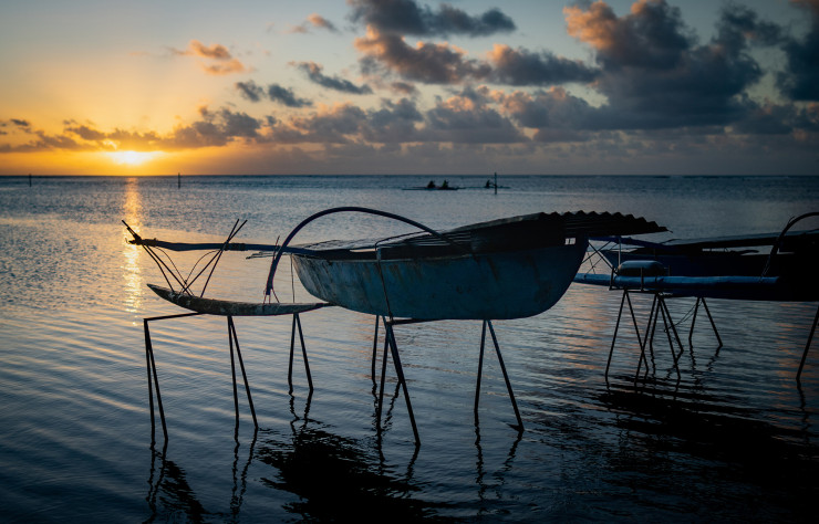 Une pirogue traditionnelle.