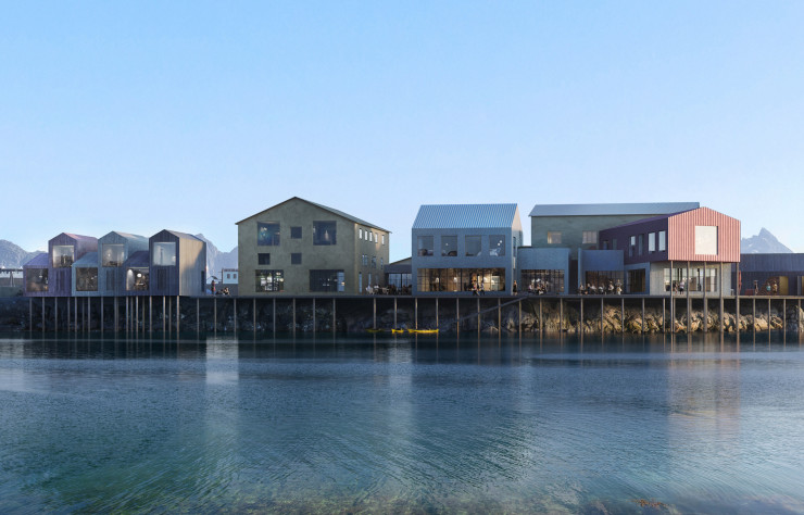 Dans l’archipel des Lofoten, en Norvège, cette ancienne pêcherie du village de Henningsvær est en passe de devenir un complexe écotouristique, modeste en apparence, mais à l’offre qualitative et luxueuse.