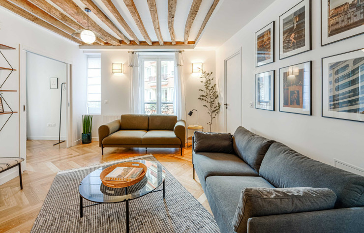 Appartement parisien en location sur la plateforme Wellkeys