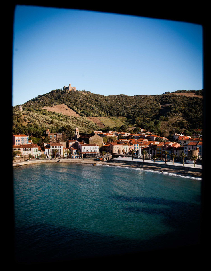 Vue de Collioure depuis l’une des fenêtre du Château Royal de Collioure