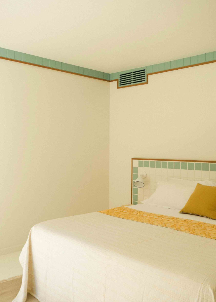 Les chambres sont orientées plein sud.