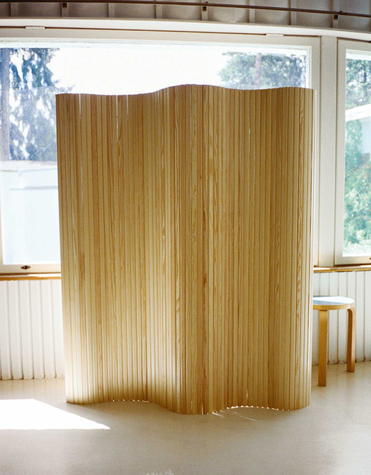 Paravent screen 100, Alvar Aalto (1936) édité par Artek