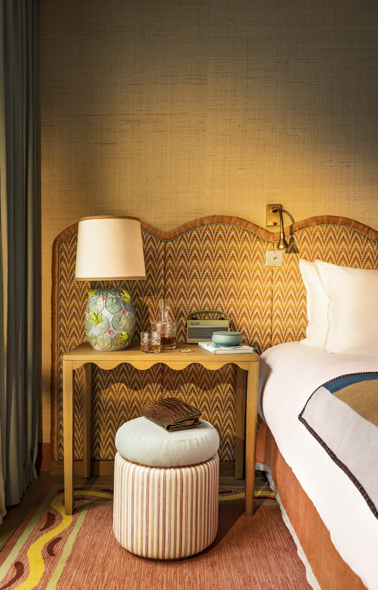 Détail d’une chambre.