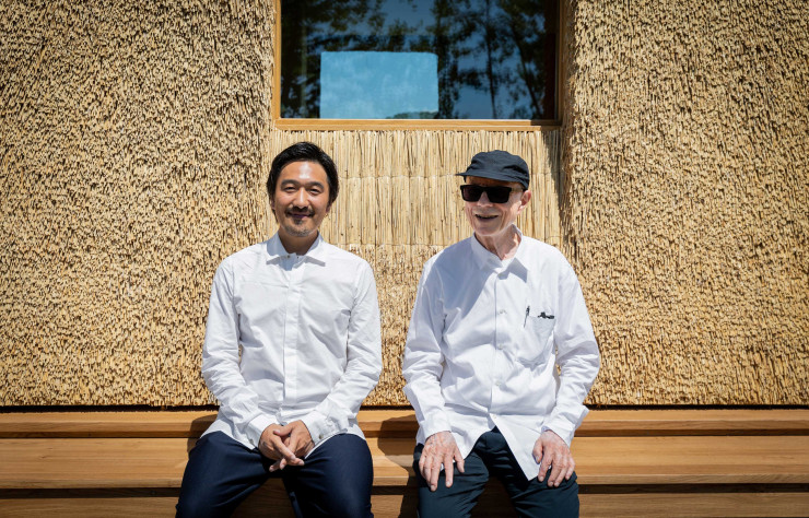 Rolf Fehlbaum, président de Vitra, et Tsuyoshi Tane