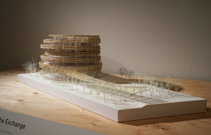 Dans « The Exchange », l’architecte Kengo Kuma dialogue avec la matière.