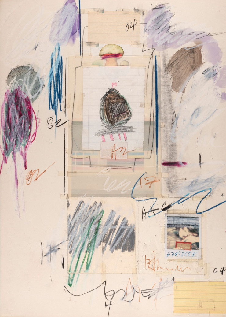 Sans titre (1974), de Cy Twombly. Collection privée.