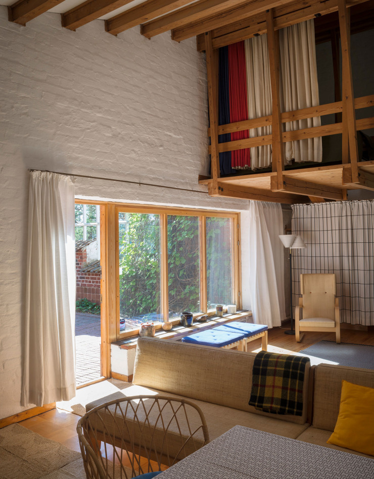 Intérieur de la Muuratsalo Experimental House (1952-1954)