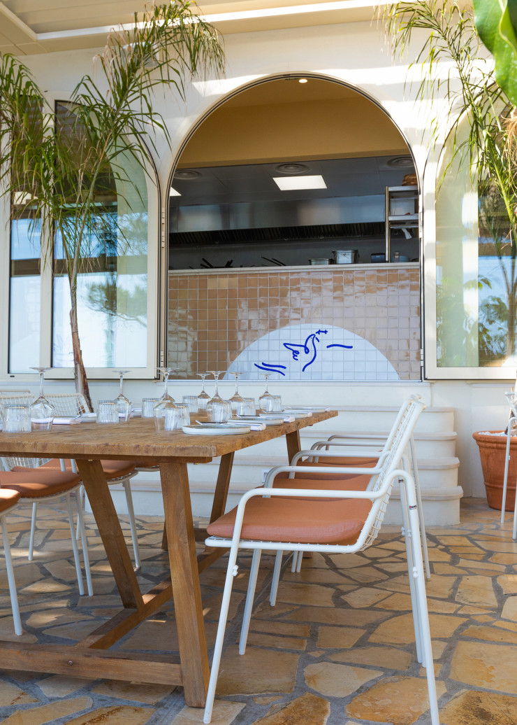 Vue de la grande salle de La Pinède.