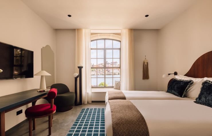 Chambre du Rebello Hotel à Porto