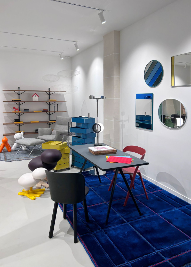 Le showroom Magis, boulevard Saint-Germain.