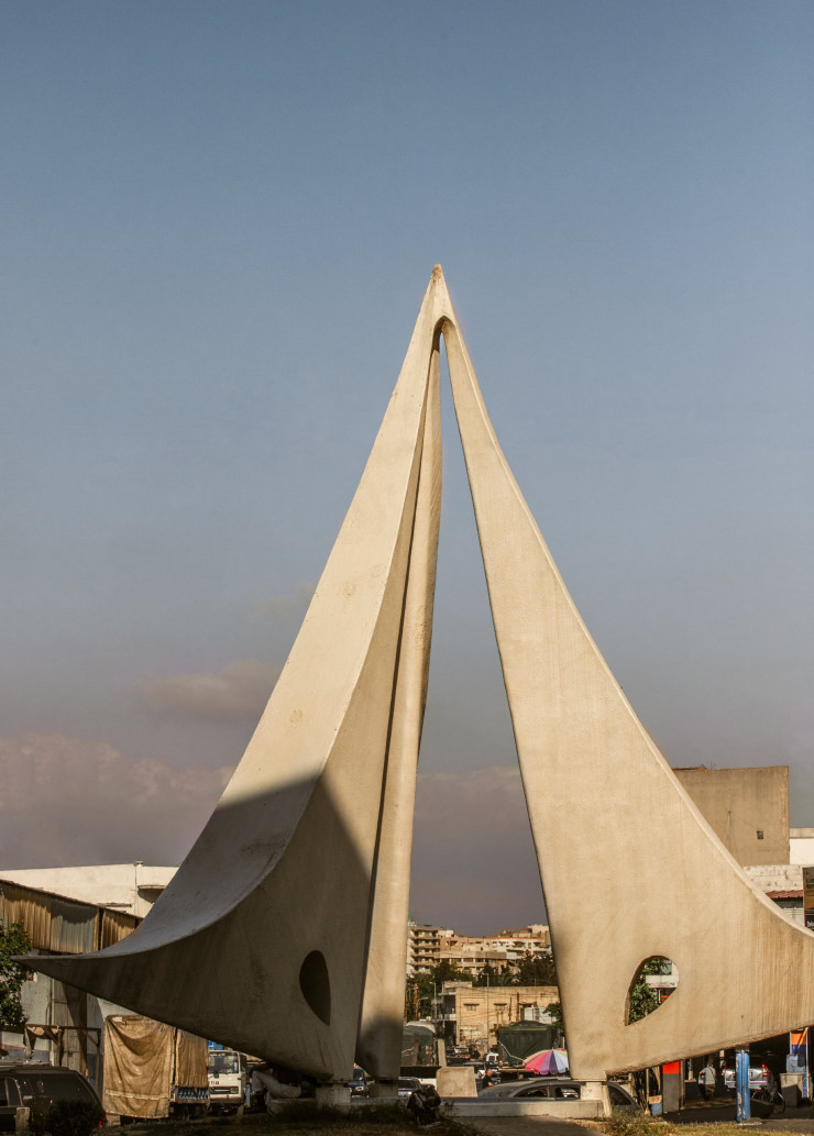 Photographie tirée du livre « Modernist Beirout » de Matthieu Salvaing et Guillaume Excoffier, chez Norma éditions.