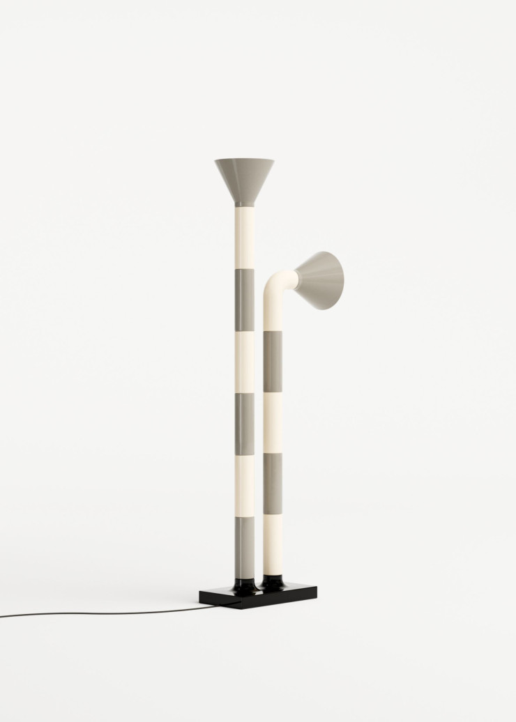 La lampe Milano d’Adélie Ducasse aux réminiscences Memphis.