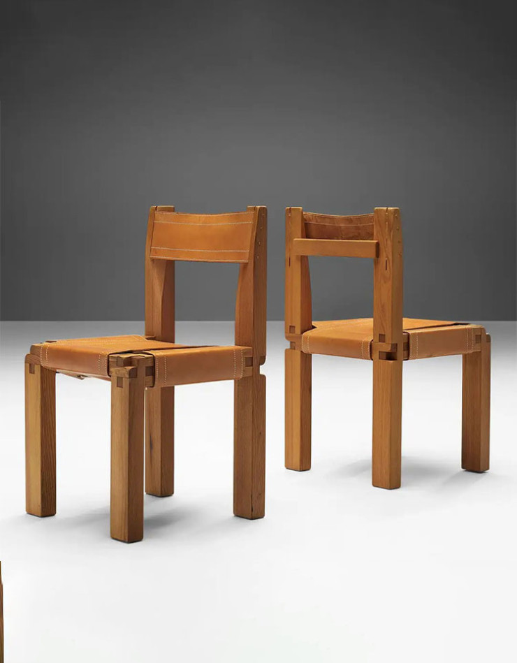 Chaises S11 de Pierre Chapo