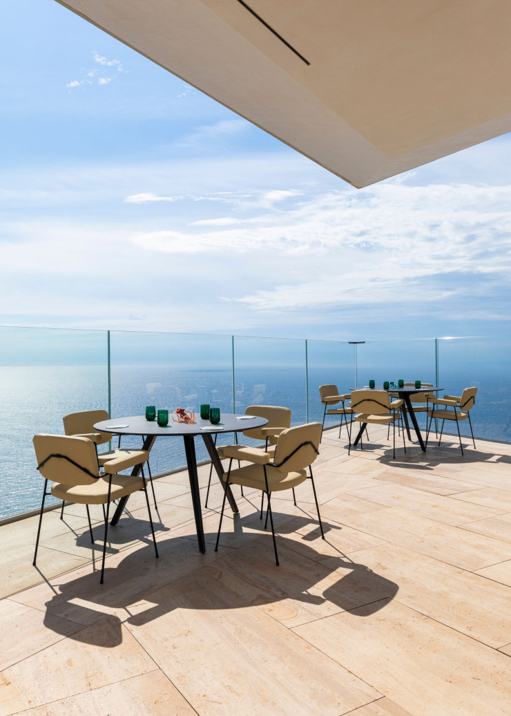 Vue de la terrasse du Ceto.