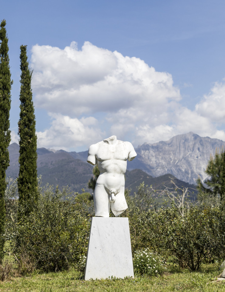 En hommage à la ville de Pietrasanta, l’art tient une place de choix au sein de l’hôtel Paradis Agricole. (c) Filippo Bamberghi
