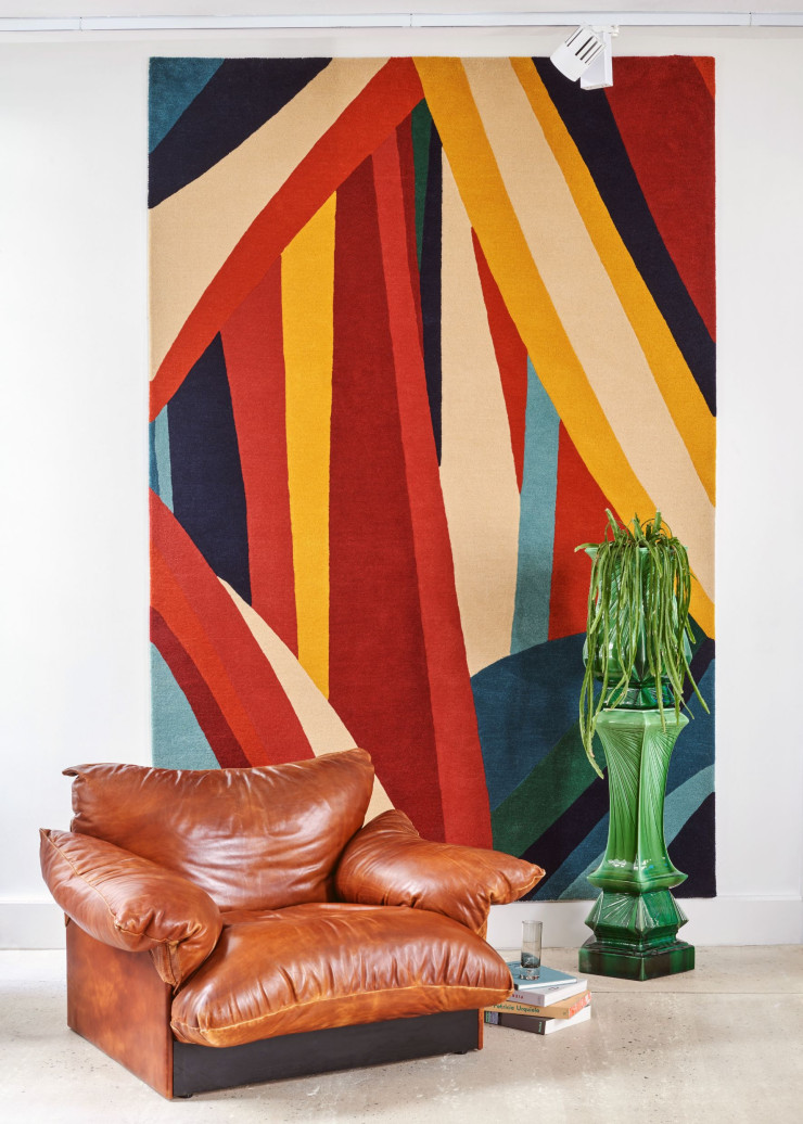 Issus de la collection 2024 « La Force du dessin », de Toulemonde Bochart, les tapis Ipanema, Artopia et Ambre sont signés Florence Bourel.