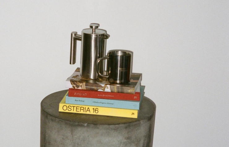 La cafetière à piston de Service Projects.