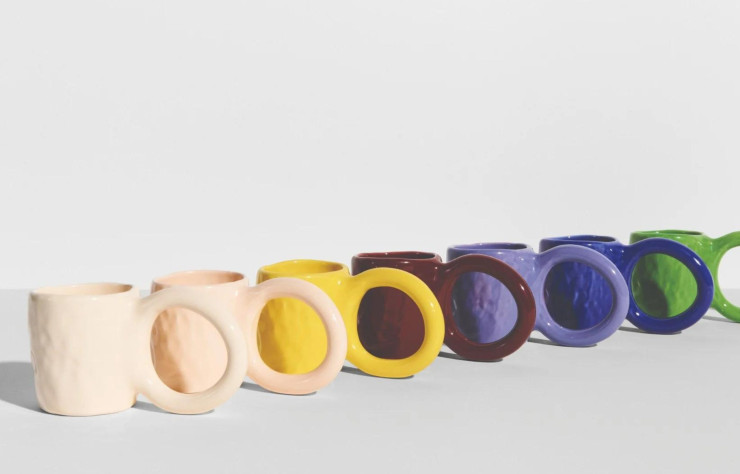 Les tasses à café Donut de Pia Chevalier pour Petite Friture.