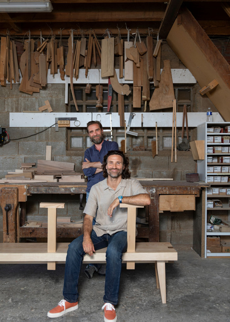 Henri Danzin (debout) et Charles de Dainville, les fondateurs de Jaùh.