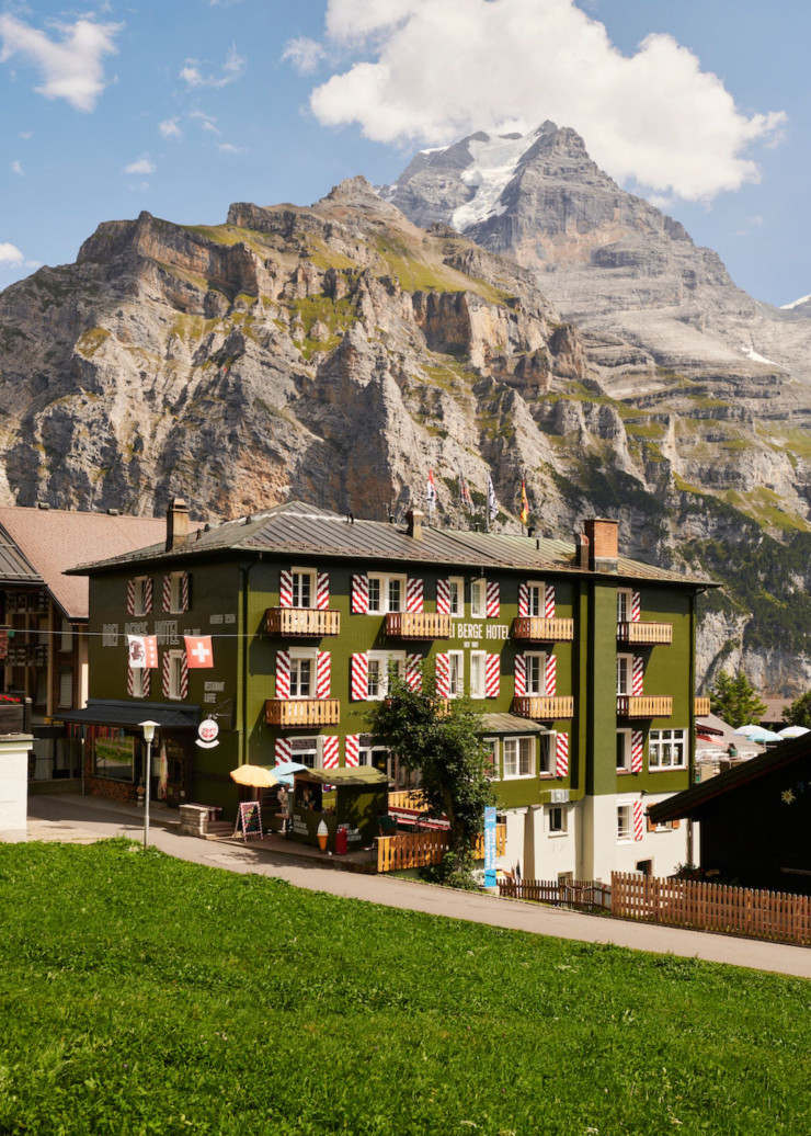 Drei Berge Hotel en Suisse.