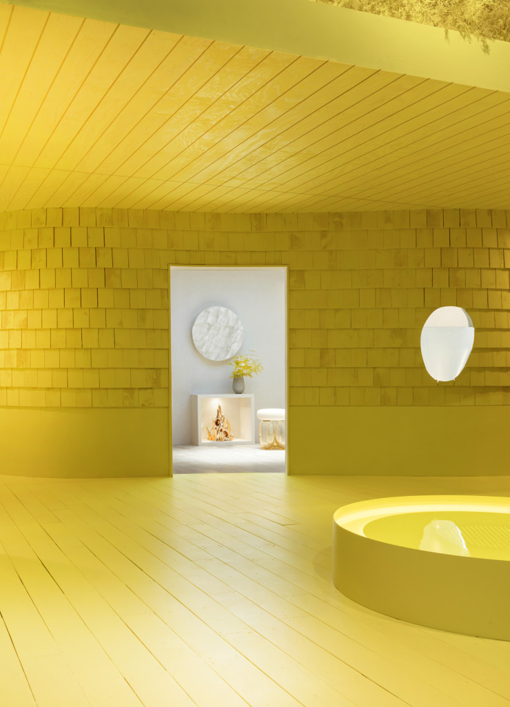 « Outonomy », le projet d’abri autosuffisant imaginé par Mathieu Lehanneur, nommé designer de l’année 2024 par Maison et Objet. © Felipe Ribon