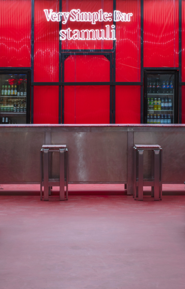 Le VerySimple: Bar imaginé par Stamuli pour la foire.