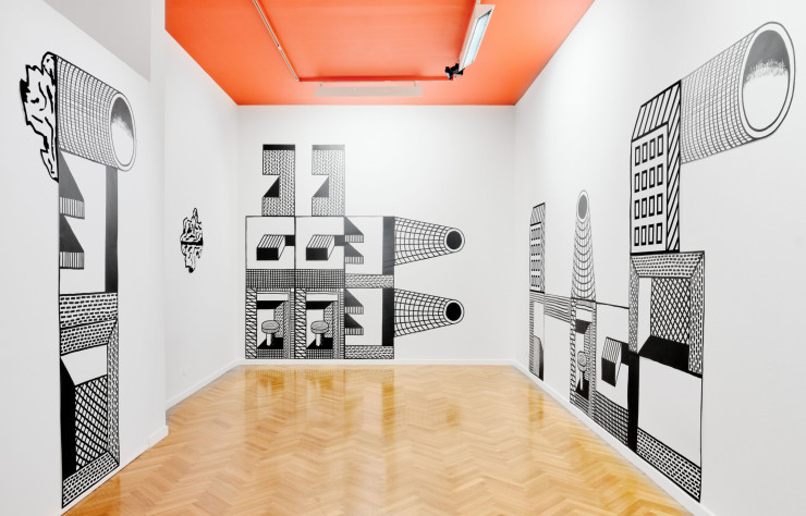 Vue de l’exposition “Arrangements 1993-2023” de Nathalie Du Pasquier, jusqu’au 27 avril 2024 à l’Hôtel des Arts de Toulon. © Luc Bertrand