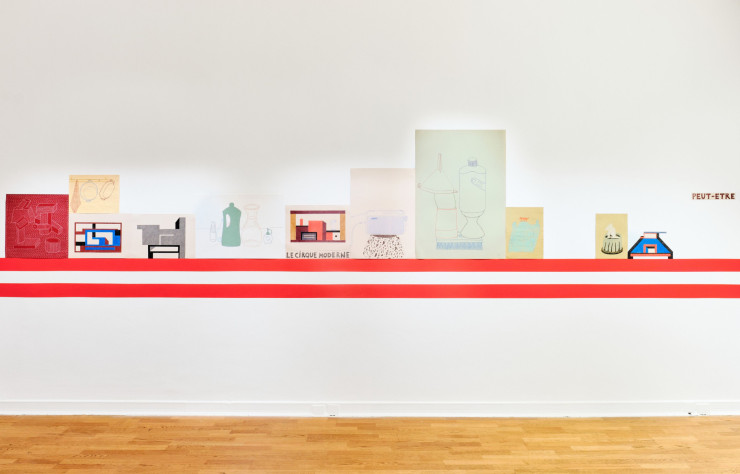 Vue de l’exposition “Arrangements 1993-2023” de Nathalie Du Pasquier, jusqu’au 27 avril 2024 à l’Hôtel des Arts de Toulon. © Luc Bertrand