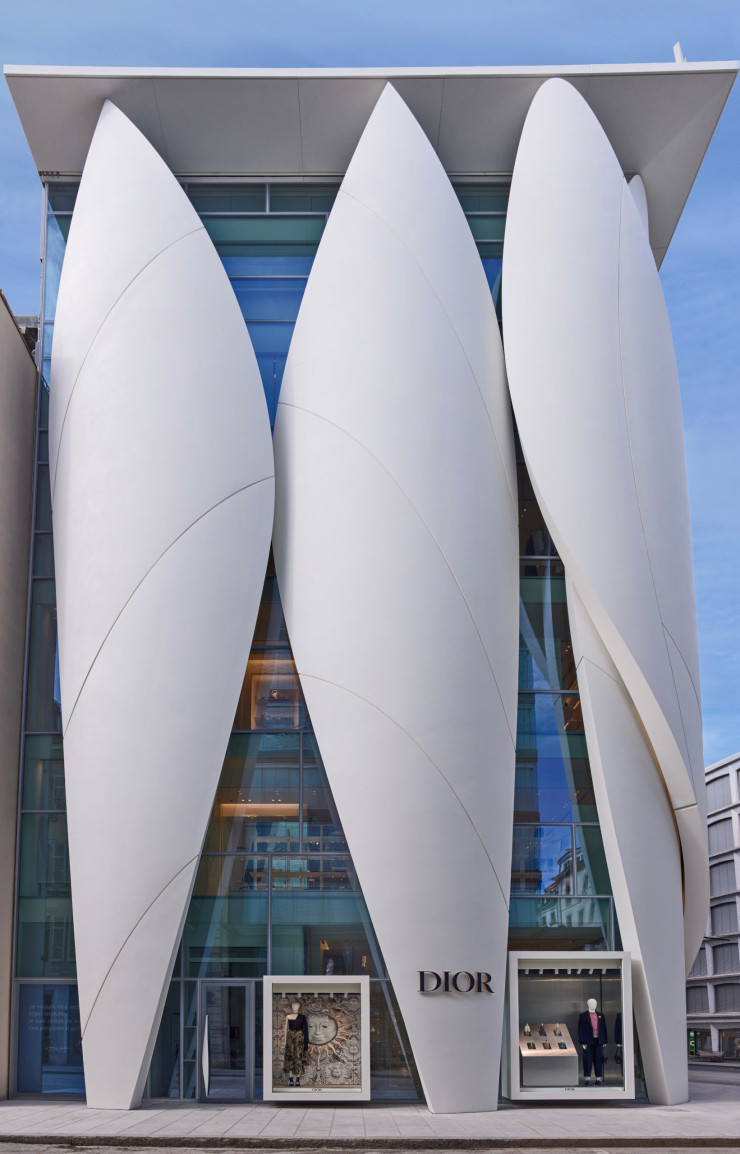 La nouvelle boutique Dior de Genève, imaginée par Christian de Portzamparc. © Jonathan Taylor