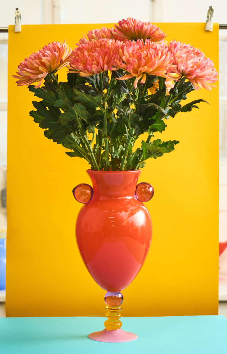 Vase de Gather Glass, à retrouver dès le 24 avril sur le site de Selency.