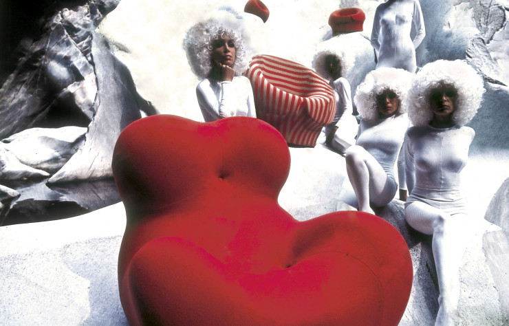 Campagne de publicité pour La Mamma de B&B Italia