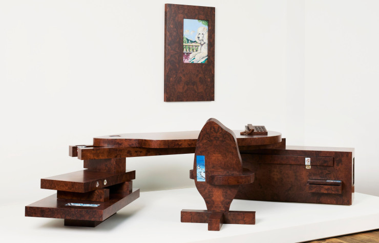 Le bureau de PDG dessiné par Laurids Gallée dans le cadre du programme GenD de Dolce & Gabbana.