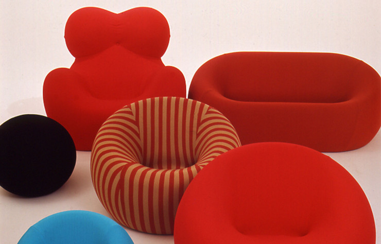 La famille « Up » imaginée par Gaetano Pesce pour B&B Italia.