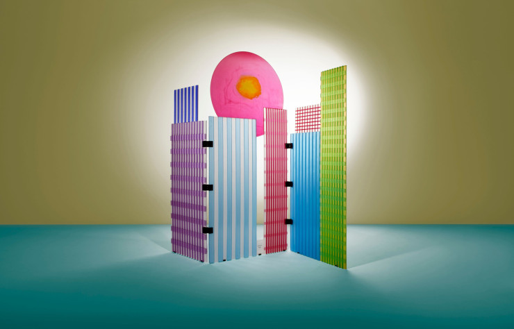 Le paravent en résine Tramonto A New York