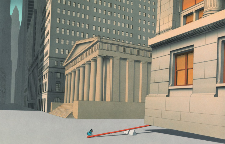 Illustration de Gui Billout tirée de la BD « De minuit à quatorze heures ».