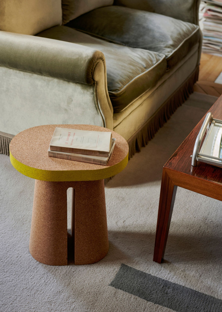 Tabouret Détour en liège de la collection « Les Mille et Une Nuits » (Maison Matisse, 2023).