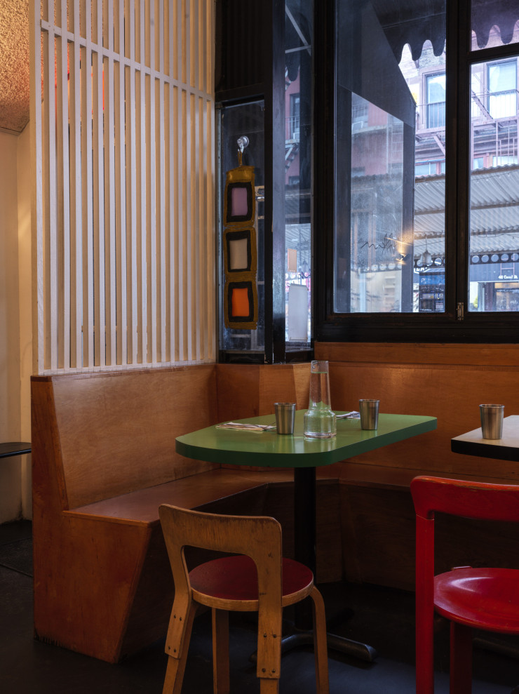 Le restaurant Dimes, 49 Canal Street, New York.