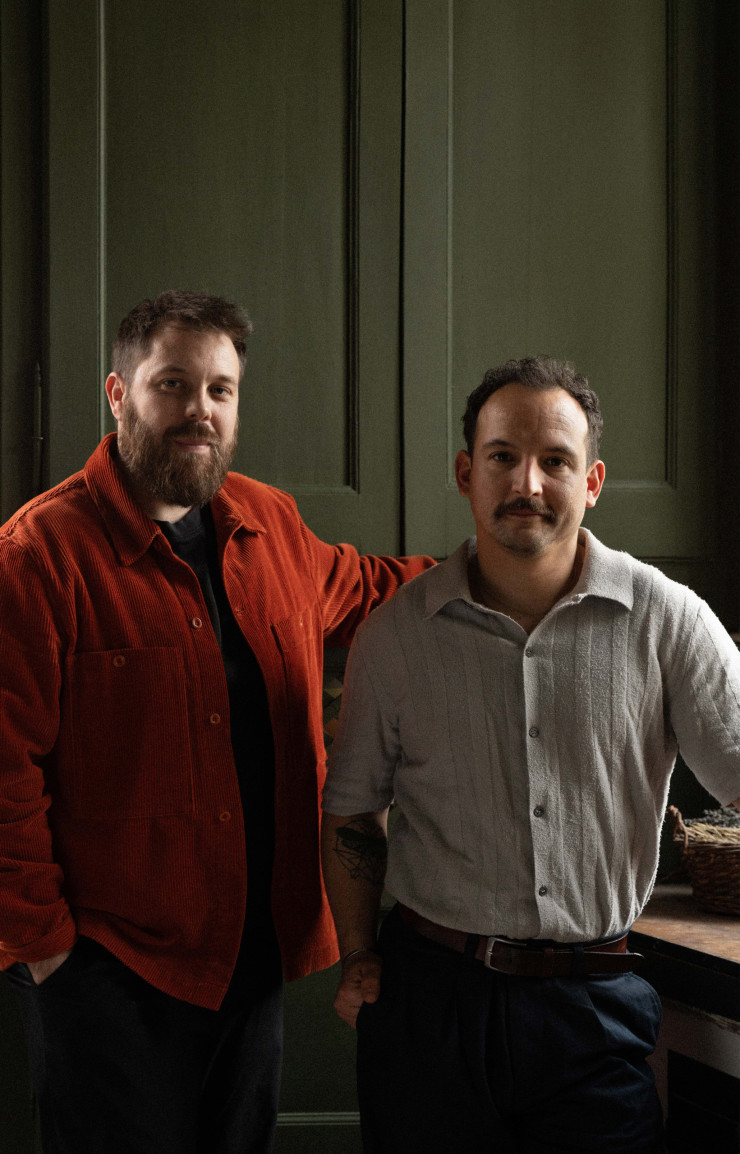 Portrait de Jonathan Fleurance et Simon Brandeau, fondateurs de Nouveau Standard. © Paulin Giret