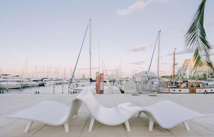 L’aménagement de la nouvelle promenade a transformé le port de La Grande Motte. © Permitin Andrey